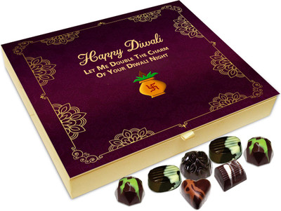 

Chocholik Diwali Sweets - Lets Double The Celebration For Diwali Chocolate Box - 20pc Truffles(240 g)