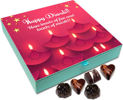 

Chocholik Diwali Sweets - Have Loads Of Fun And Celebration And Diwali Chocolate Box - 9pc Truffles(108 g)