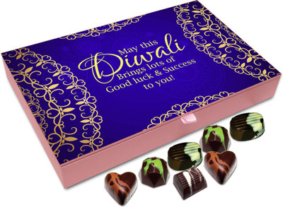 

Chocholik Diwali Sweets - May This Deepavali Bring In Lots Of Good Luck Chocolate Box - 12pc Truffles(144 g)