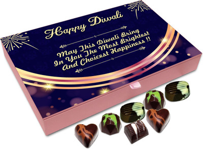 

Chocholik Diwali Gift - May This Diwali Bring You The Brightest Of Joys Chocolate Box - 12pc Truffles(144 g)