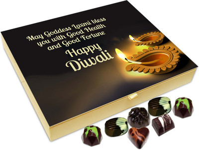 

Chocholik Diwali Sweets - May Goddess Lakshmi Bless You With Health And Wealth This Diwali Chocolate Box - 20pc Truffles(240 g)
