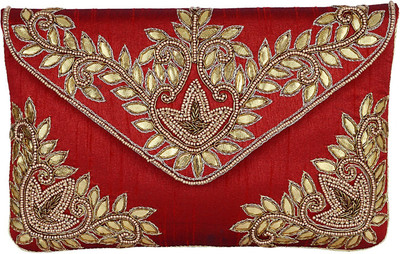 

Bagaholics Casual Maroon Clutch