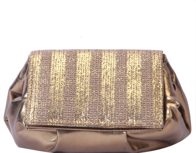 

TARUSA Casual Gold Clutch