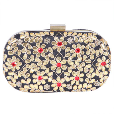 

TARUSA Casual Gold Clutch