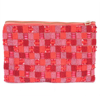 

TARUSA Casual Red Clutch