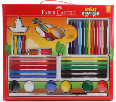 

Faber-Castell 1410512 Art Cart pencil Shaped Color Pencils(Set of 1, Multicolor)