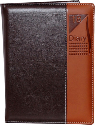 

Aahum Sales B5 Diary(DOUBLE COLOR LEATHERITE 2018 DIARY, Multicolor)