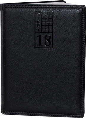 

Aahum Sales A5 Diary(BLACK LEATHERITE 2018 DIARY, Black)