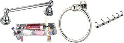

shiva diamond Original Stainless Steel Bathroom Set(Pack of 4)