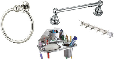 shiva diamond Ket Stainless Steel Bathroom Set(Pack of 4)