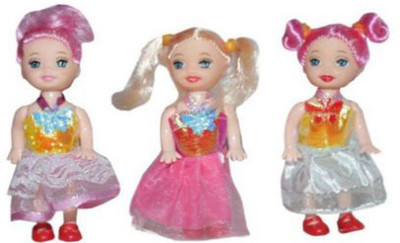 

Origin Mini Doll Set Of 3(Multicolor)