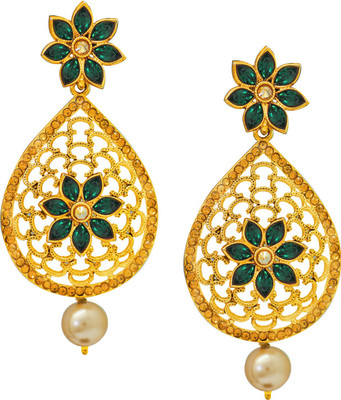 Divastri Beautiful Crystal Alloy Drops & Danglers