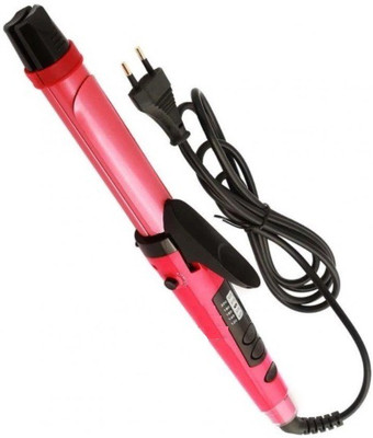

Wonder World ™ Hair Roller Crimping Flat iron Styling Tools traightener/Curling Irons/Wand 2-in-1 Electric Hair Curler