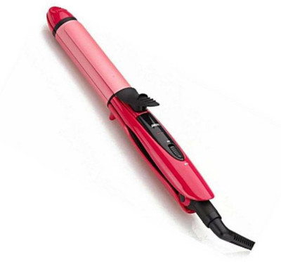 

Wonder World ® Professional Hair Straightener and Hair Curler 2 in 1 Curl & Straight Hair Flat Iron Electric Hair Curler