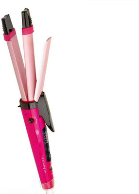 

Wonder World ™ 2 in 1 Ceramic professional Hair Iron Dual Voltage Flat Iron 1.25 inch with Anion Tourmaline Ceramic Coating Electric Hair Curler