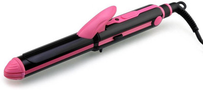 

Wonder World ™ Curling Iron Tourmaline Ceramic 2 in 1 Curling Wand and Hair Straightener Electric Hair Curler