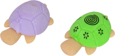 

SN toy zone Turtle Shaped Eraser(Pack of 12) Non-Toxic Eraser(Multicolor)