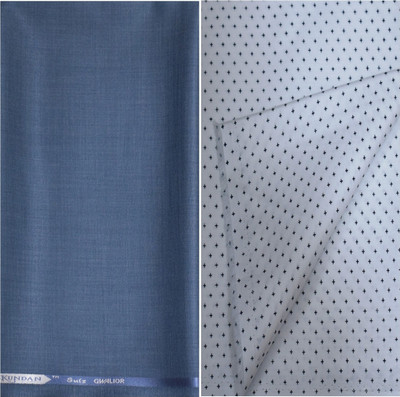 KUNDAN SULZ GWALIOR Polycotton Solid Shirt & Trouser Fabric