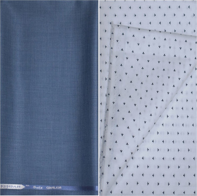 KUNDAN SULZ GWALIOR Polycotton Solid Shirt & Trouser Fabric