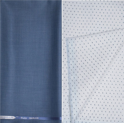 KUNDAN SULZ GWALIOR Polycotton Solid Shirt & Trouser Fabric