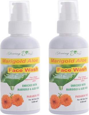 

Glowing Buzz Combo of Marigold Aloe Face Wash(220 ml)
