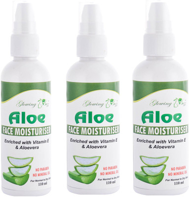 

Glowing Buzz Combo of Aloe Moisturiser Face Wash(330 ml)