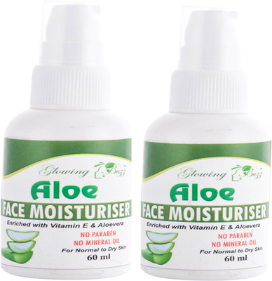 

Glowing Buzz Combo of Aloe Moisturiser Face Wash(120 ml)