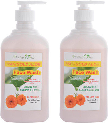

Glowing Buzz Combo of Marigold Aloe Face Wash(880 ml)
