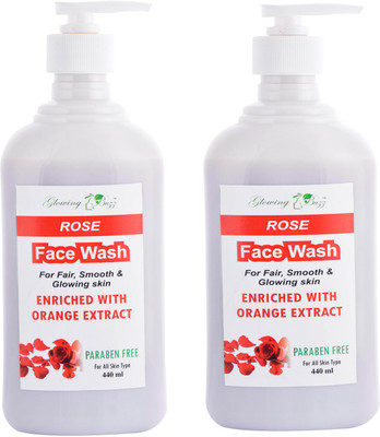 

Glowing Buzz Combo of Rose Face Wash(880 ml)