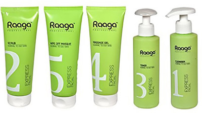 

raaga Express Facial Kit Normal to Oily Skin (Pack of 5) 200 g(Set of 5)