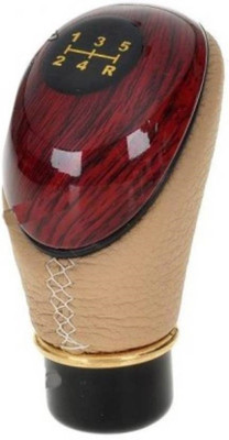 

Mockhe Plastic, Leather Gear Knob For(Beige)