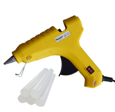 

Themisto 40 watt Yellow with ON OFF Switch Indicator & 5 milky stick Standard Temperature Corded Glue Gun(11 mm)