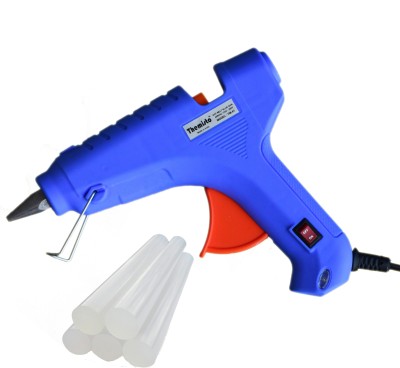 

Themisto 40 watt Blue with ON OFF Switch Indicator & 5 milky stick Standard Temperature Corded Glue Gun(11 mm)