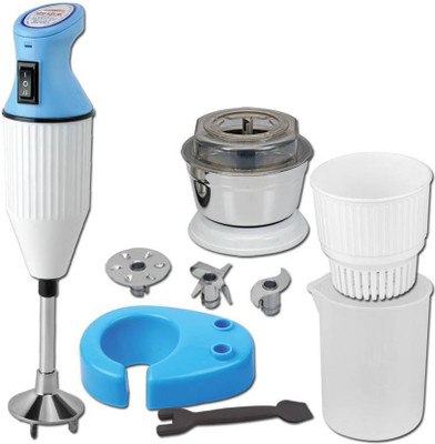 

Desire Twister Delux 225 W Hand Blender(White, Blue)