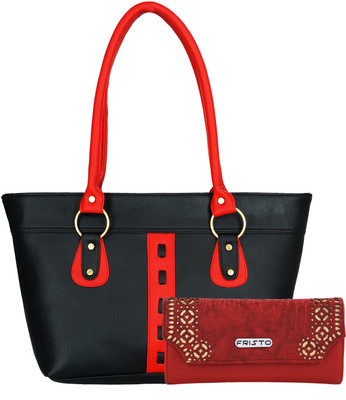 

Fristo Hand-held Bag(Black, Red)