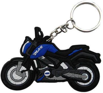 GCT KTM Duke Logo Blue Black Synthetic Rubber Bike Design-B Key Chain(Blue) available at flipkart for Rs.161
