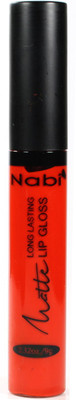 Nabi Cosmetics Matte Lip Gloss(9 g, Plush Red)