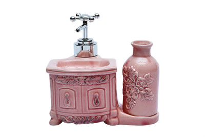 

Home Creations Soap Dispenser 250 ml Lotion, Shampoo Dispenser(Pink)