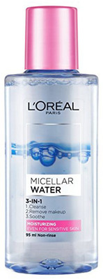 

L'Oreal Paris Micellar Water 3 In 1 Makeup Remover(95 ml)