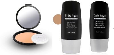 

Bella Voste COMPACT FOUNDATION & PRIMER COMBO WHEATISH SKIN(Pack of 3)