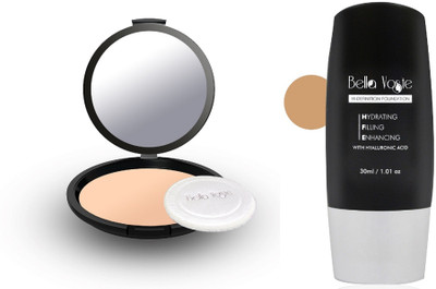 

Bella Voste COMPACT FOUNDATION COMBO FAIR SKIN(Pack of 2)