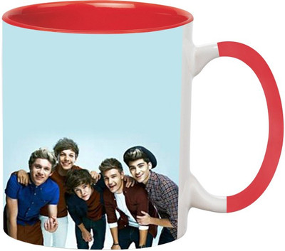 

Ashvah Friends Forever 1597 Ceramic Mug(350 ml), Red