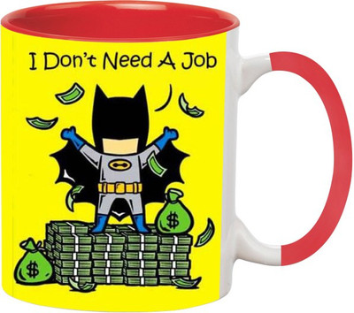 

Ashvah Batman 1521 Ceramic Mug(350 ml), Red