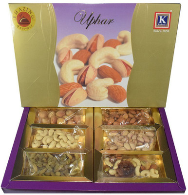 

Emazing Gourmet Dry Fruit Gift Pack - 3 Assorted Nuts(600 g, Box)