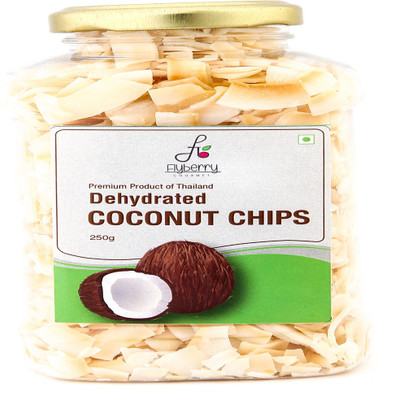 

Flyberry Gourmet Dehydrated Coconut Chips 250 g Coconut(250 g, Plastic Bottle)