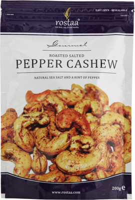 

Rostaa Roasted Salted Pepper Cashews(200 g, Pouch)