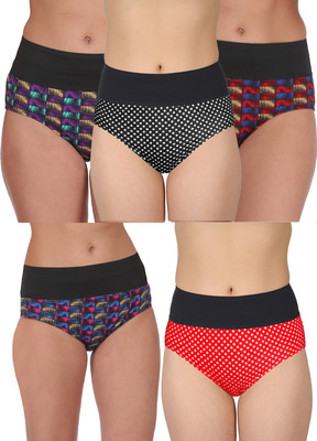 Selfcare Women Hipster Multicolor Panty(Pack of 5) Selfcare Women Hipster Multicolor Panty(Pack of 5)