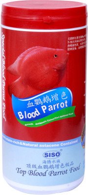 siso Blood Parrot Food 1 kg Dry Fish Food