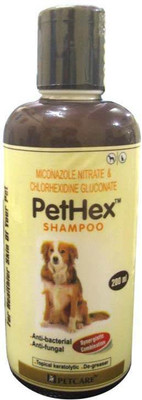 

Pet Care Anti-fungal Pet Hex Anti-Bacterial | Anti- Fungal | Healthy Skin & Coat | Shampoo| For Dogs Shampoo | By Pawsitively Pet Care - 200 Ml Dog Shampoo(200 ml)