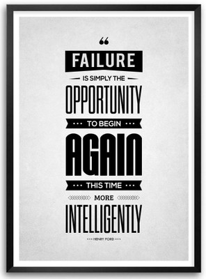 

failure is simply ON FINE ART PAPER HD QUALITY WALLPAPER POSTER Fine Art Print(19 inch X 13 inch, Rolled)